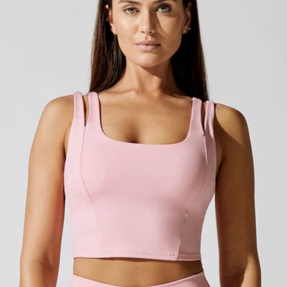 Carbon38 Other - Carbon38 x Eleven by Venus Williams Split Strap Corset Tank in Peony